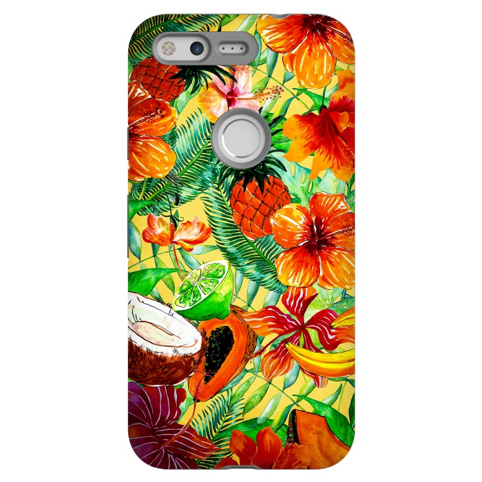 Pixel StrongFit Aloha Tropical Fruits and Flowers by  Utart