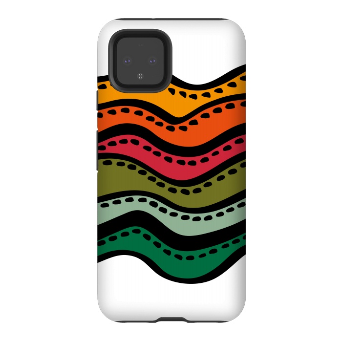 Pixel 4 StrongFit Color Waves by Majoih