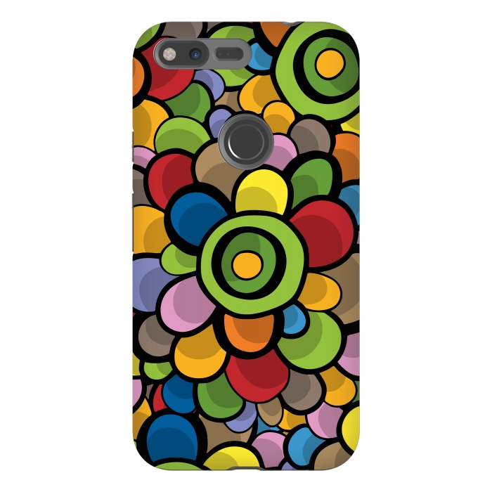 Pixel XL StrongFit Spring Bubble Flower by Majoih