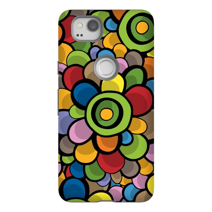 Pixel 2 StrongFit Spring Bubble Flower by Majoih