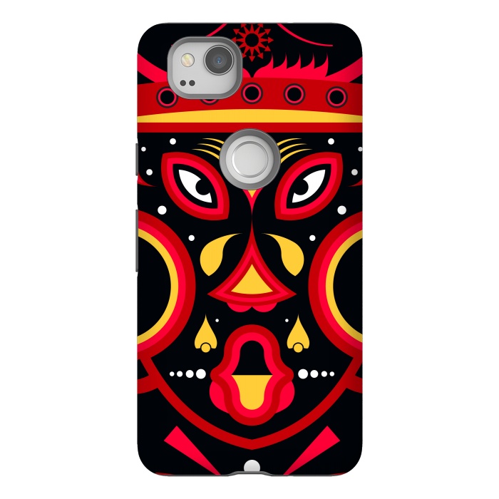 Pixel 2 StrongFit ceremonial tribal mask by TMSarts
