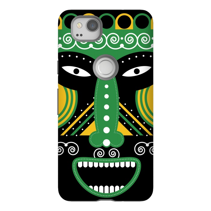 Pixel 2 StrongFit ritual tribal mask by TMSarts