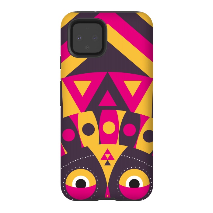 Pixel 4 StrongFit aboriginal tribal mask by TMSarts