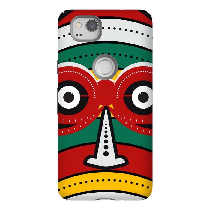 Pixel 2 StrongFit totem tribal mask by TMSarts