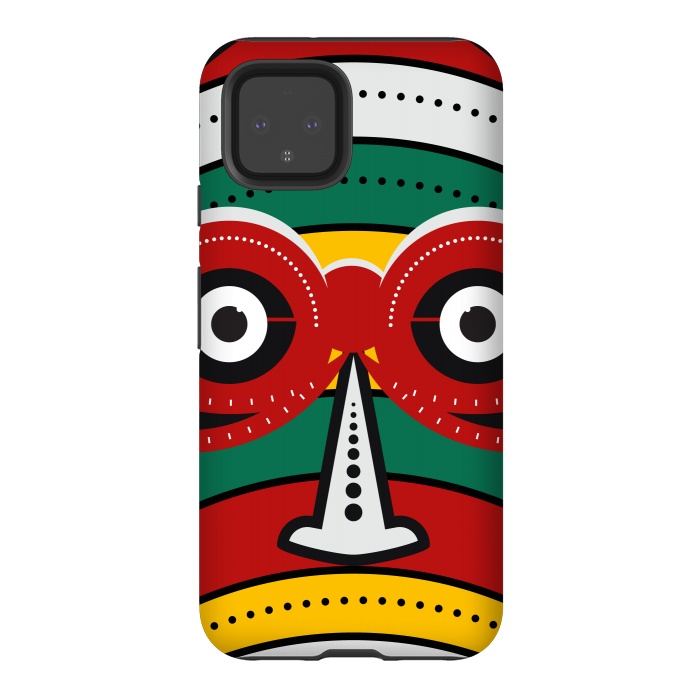Pixel 4 StrongFit totem tribal mask by TMSarts