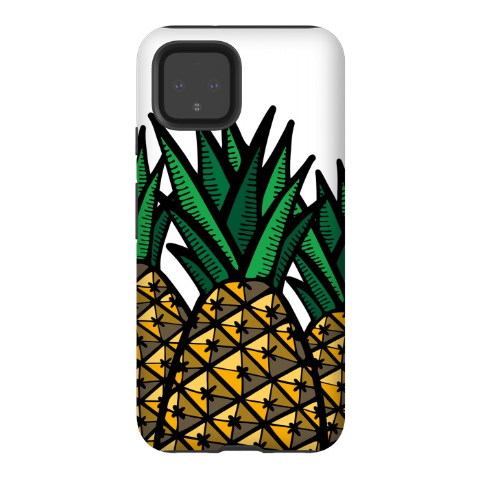 Pixel 4 StrongFit Pineapple Field by Majoih