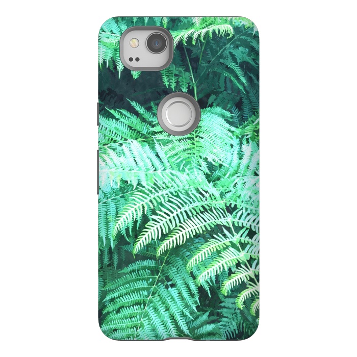 Pixel 2 StrongFit Fern Tropical Leaves by Alemi