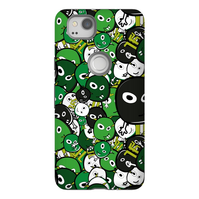 Pixel 2 StrongFit green monsters by TMSarts