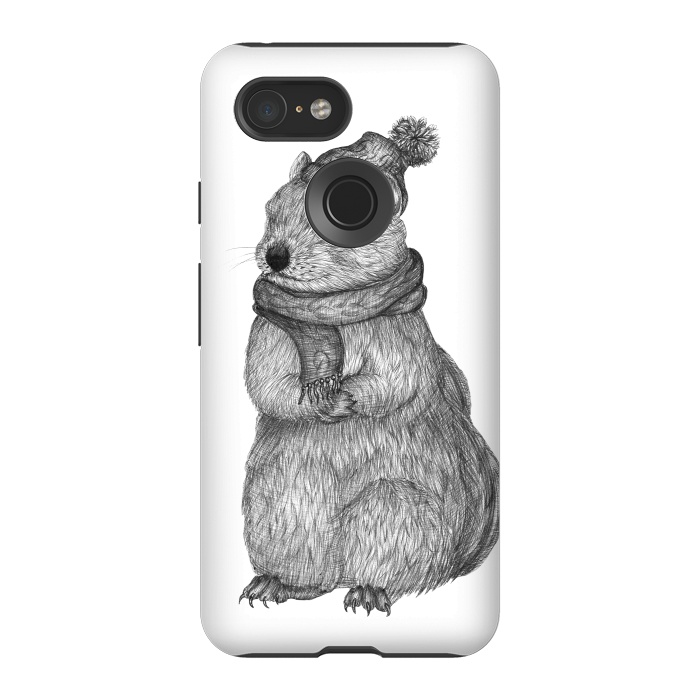 Pixel 3 StrongFit Chilly Chipmunk by ECMazur 