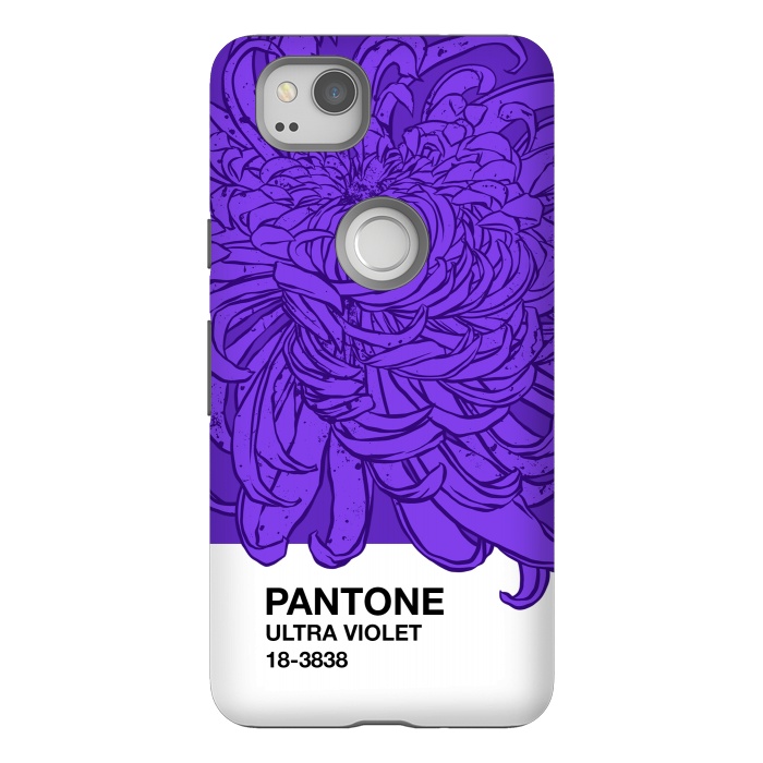 Pixel 2 StrongFit Pantone ultra violet  by Evgenia Chuvardina