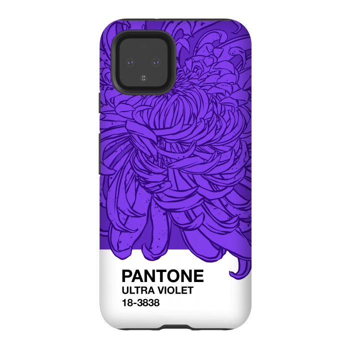 Pixel 4 StrongFit Pantone ultra violet  by Evgenia Chuvardina