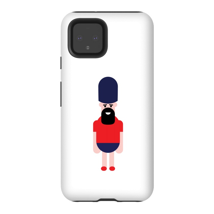 Pixel 4 StrongFit cartoon guard standing  by TMSarts