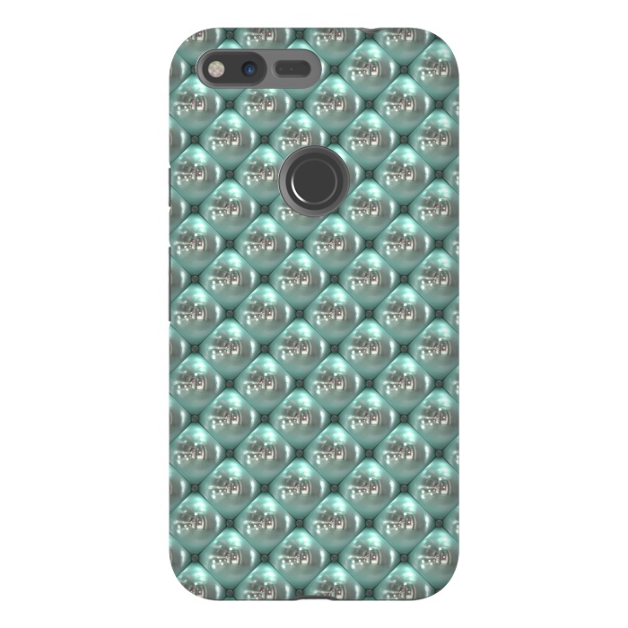 Pixel XL StrongFit Shiny Turquoise Pearls 2 by Andrea Haase
