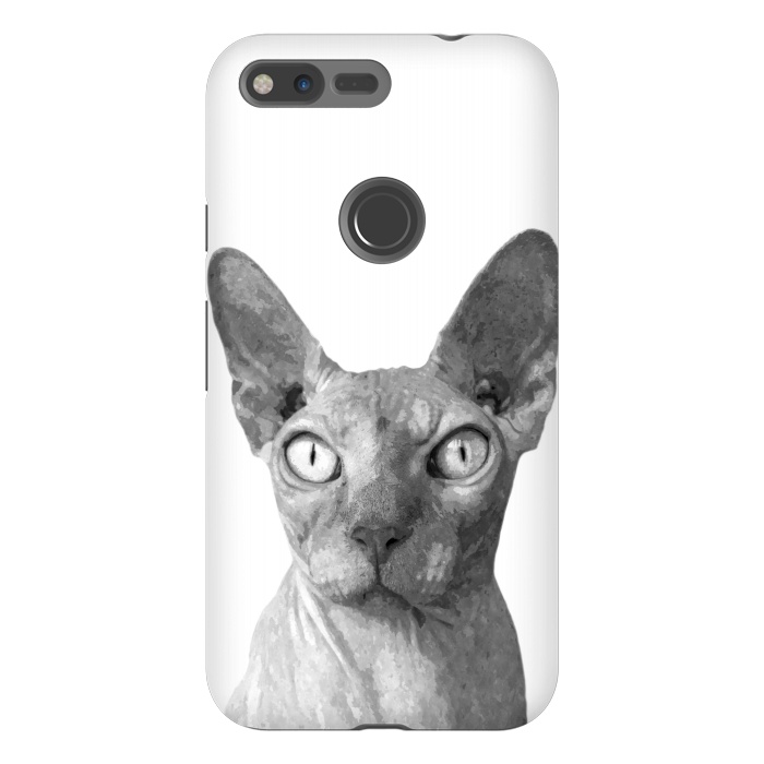 Pixel XL StrongFit Black and White Sphynx by Alemi