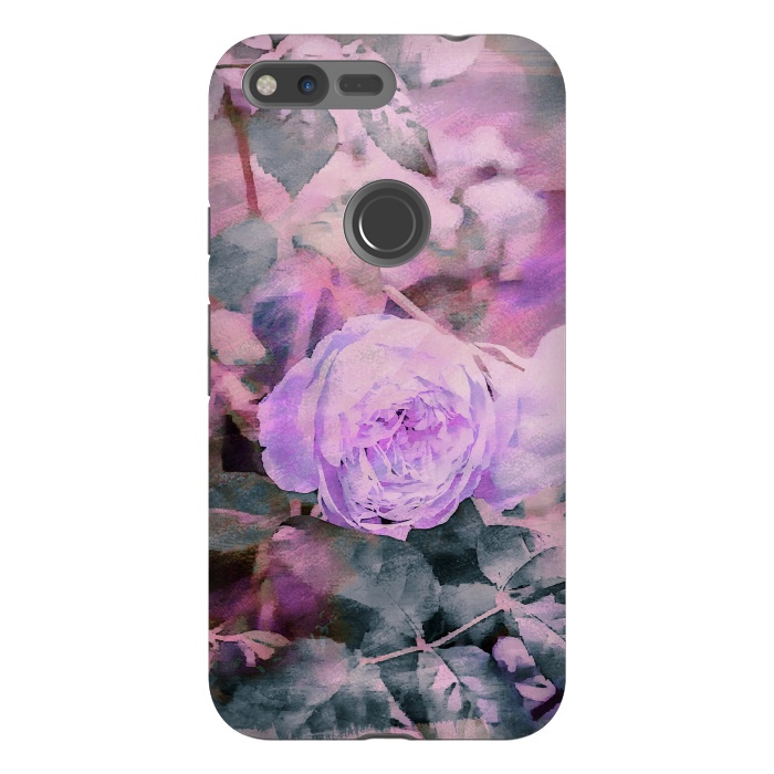 Pixel XL StrongFit Rose Mixed Media Art by Andrea Haase