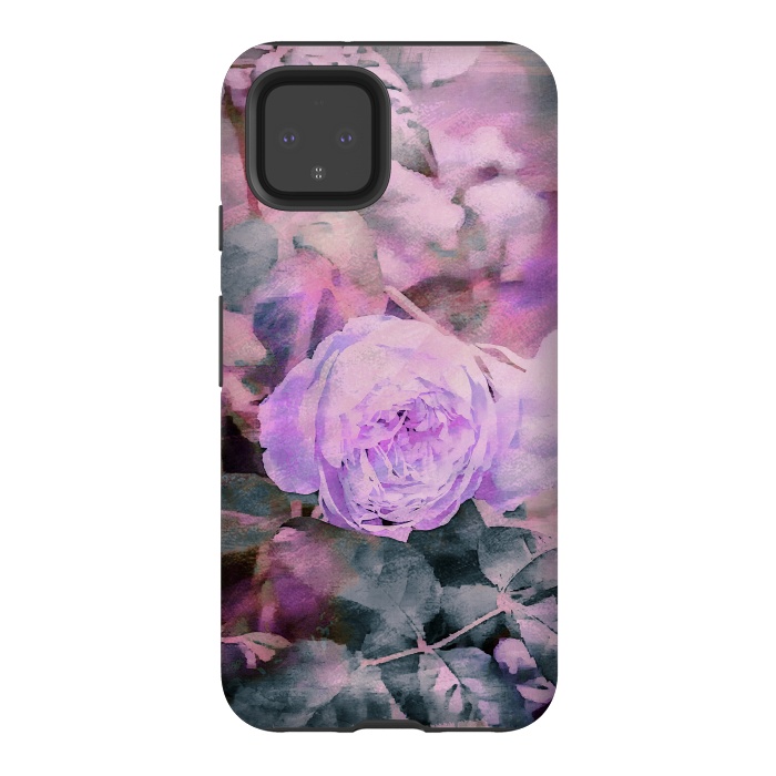 Pixel 4 StrongFit Rose Mixed Media Art by Andrea Haase