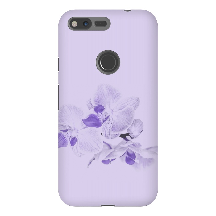 Pixel XL StrongFit Purple Orchid Flower by Andrea Haase
