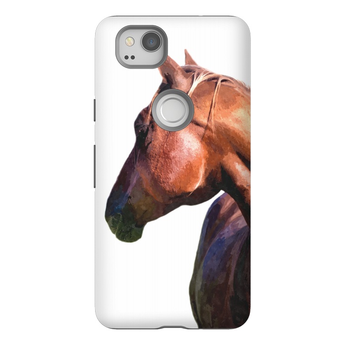 Pixel 2 StrongFit Horse Portrait by Alemi
