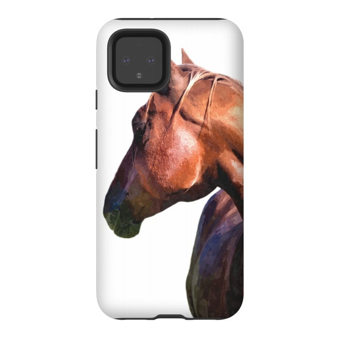 Pixel 4 StrongFit Horse Portrait by Alemi
