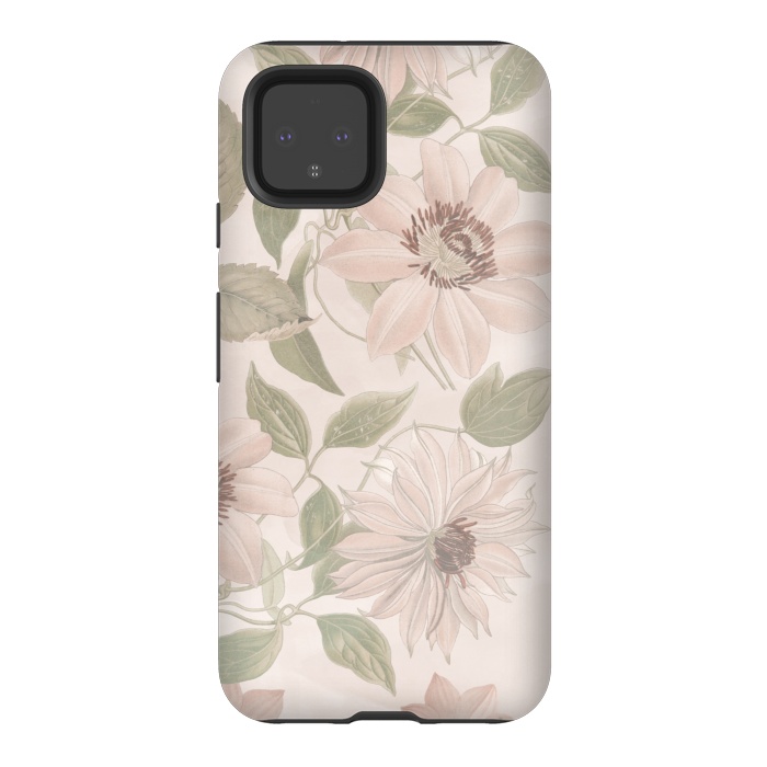 Pixel 4 StrongFit Nostalgic Flowers by Andrea Haase