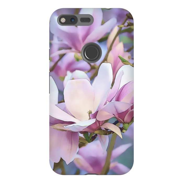 Pixel XL StrongFit Magnolia Flower In Full Bloom by Andrea Haase
