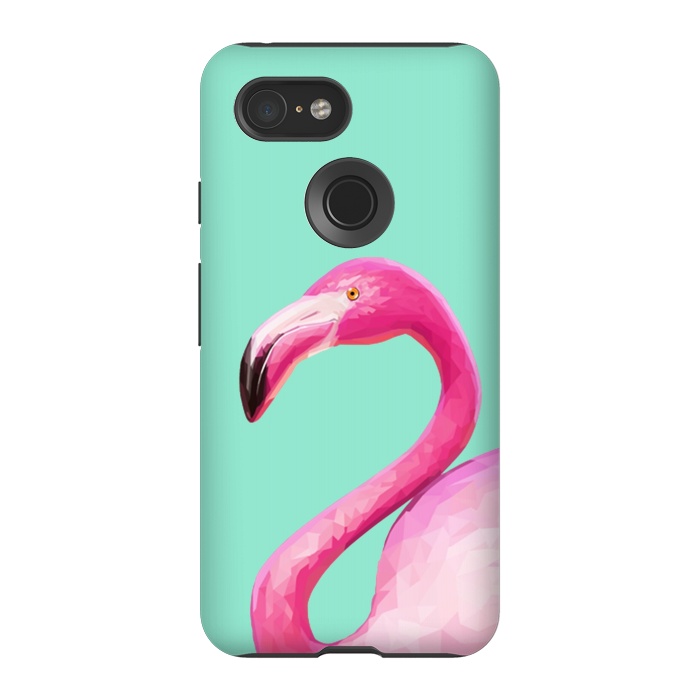 Pixel 3 StrongFit Flamingo Baby by ''CVogiatzi.
