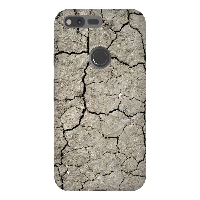 Pixel XL StrongFit Dried-out Cracked Soil by Andrea Haase