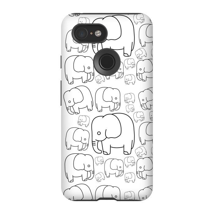 Pixel 3 StrongFit draw elephant pattern by TMSarts