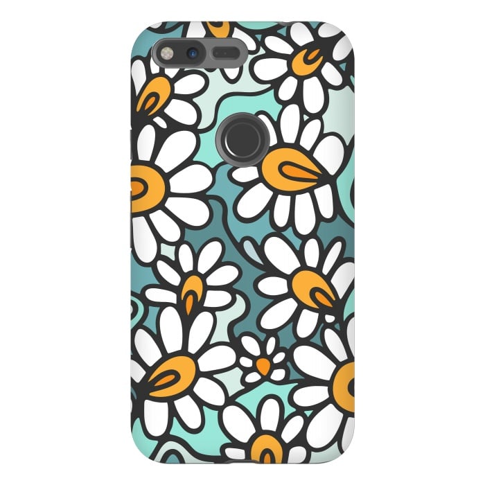 Pixel XL StrongFit Daisies by Majoih