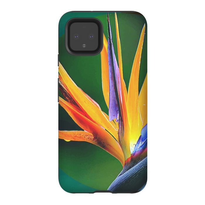Pixel 4 StrongFit Bird of Paradise by Creativeaxle