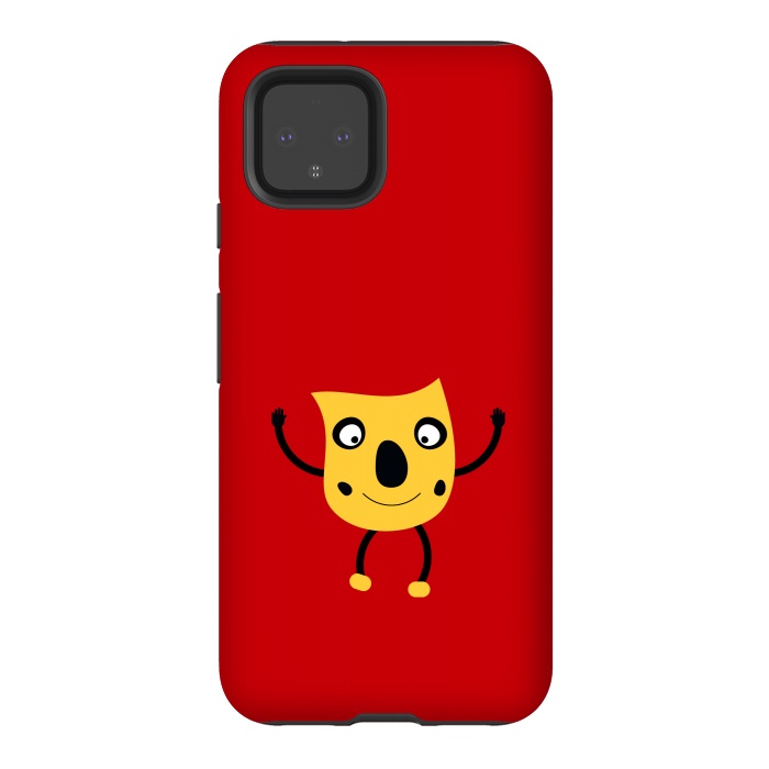 Pixel 4 StrongFit funny happy man by TMSarts