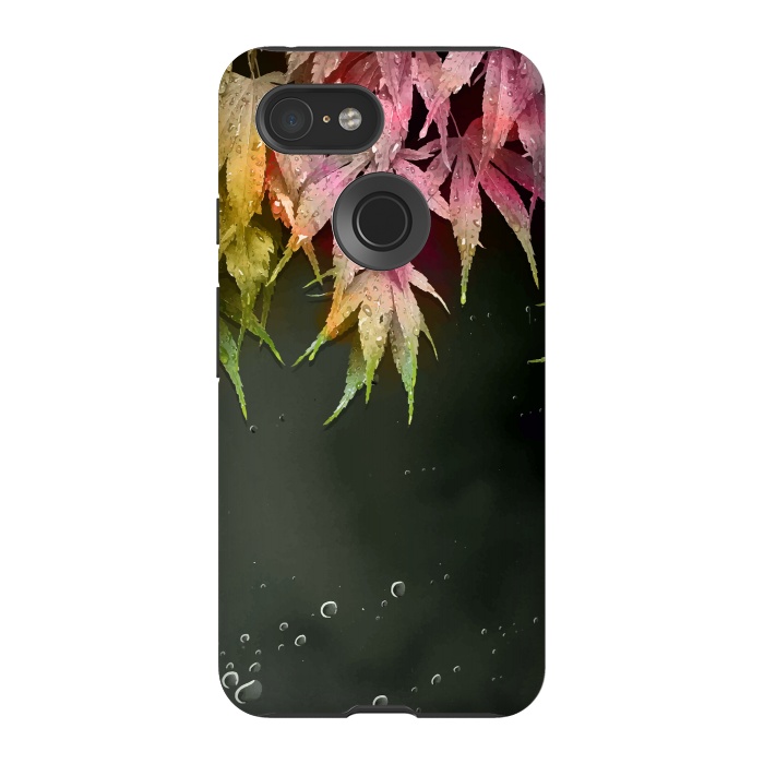 Pixel 3 StrongFit Acer Leaves by Creativeaxle