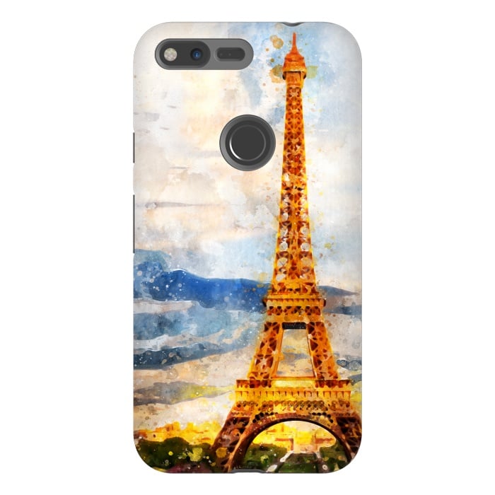 Pixel XL StrongFit Eiffel Tower by Creativeaxle