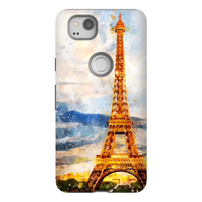 Pixel 2 StrongFit Eiffel Tower by Creativeaxle