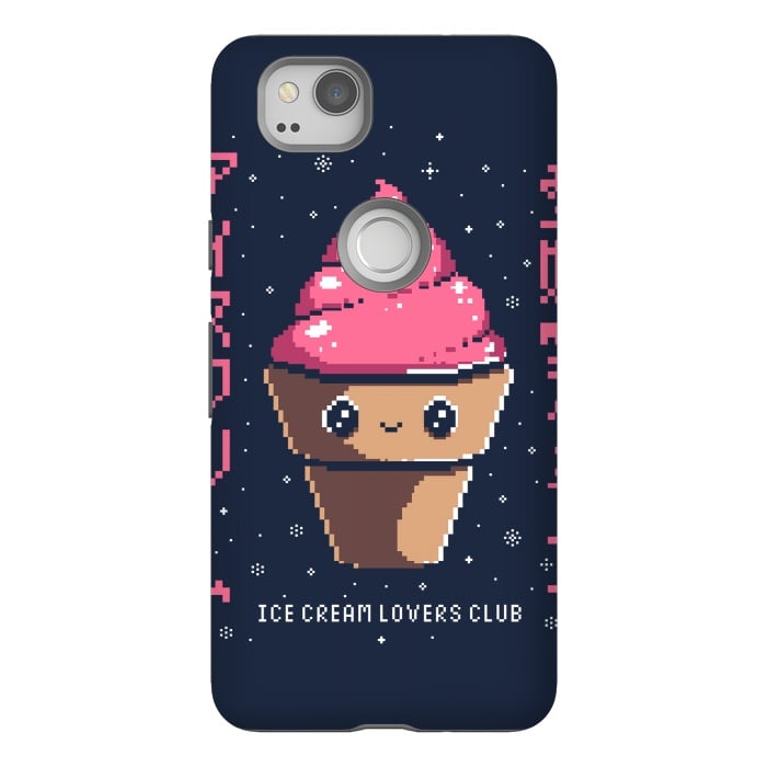 Pixel 2 StrongFit Ice cream lovers club by Ilustrata