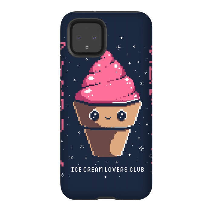 Pixel 4 StrongFit Ice cream lovers club by Ilustrata