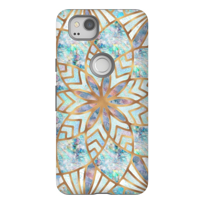 Pixel 2 StrongFit Mother of Pearl Mandala by  Utart