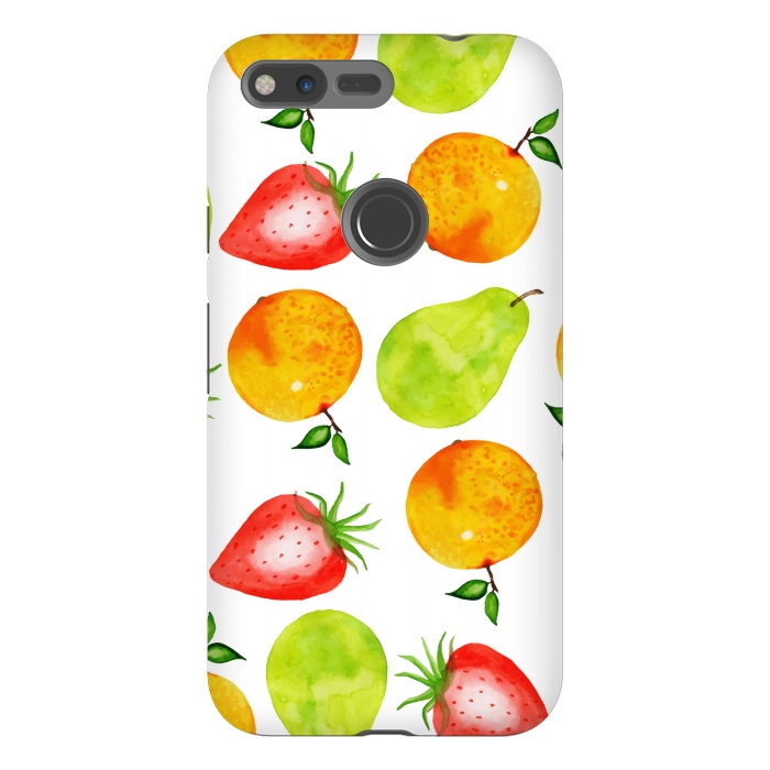 Pixel XL StrongFit Watercolor Summer Fruits by Bledi