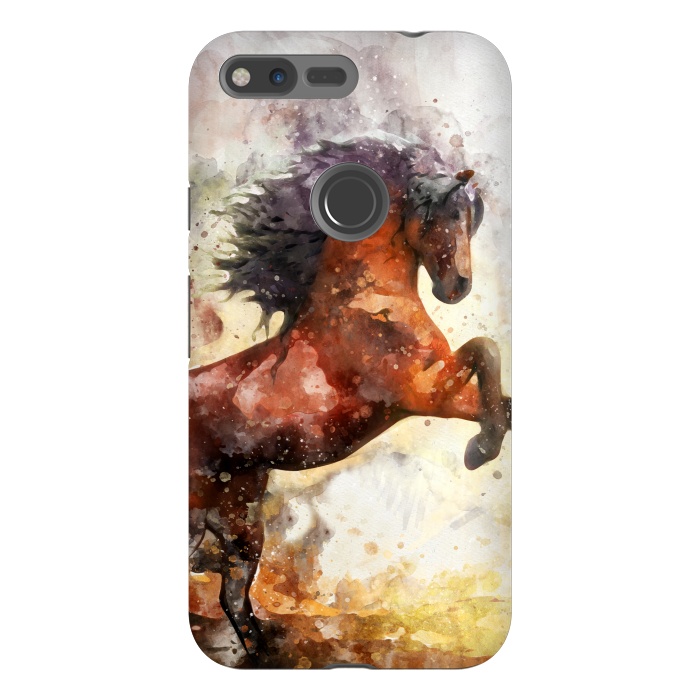 Pixel XL StrongFit Excited Horse by Creativeaxle