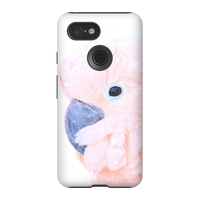 Pixel 3 StrongFit Pink Cockatoo by Alemi