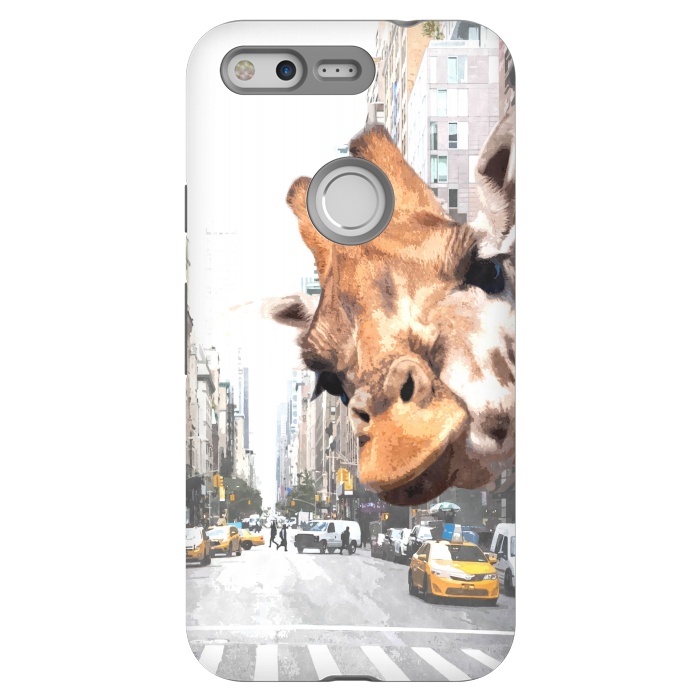 Pixel StrongFit Selfie Giraffe in NYC by Alemi
