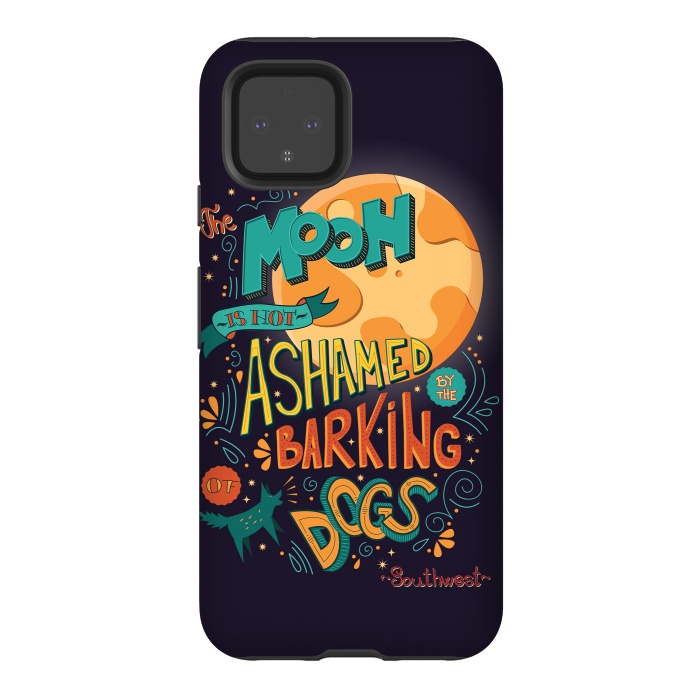 Pixel 4 StrongFit The moon is not ashamed by the barking of dogs by Jelena Obradovic