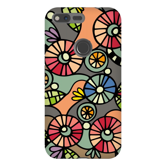 Pixel XL StrongFit Wild Flowers by Majoih