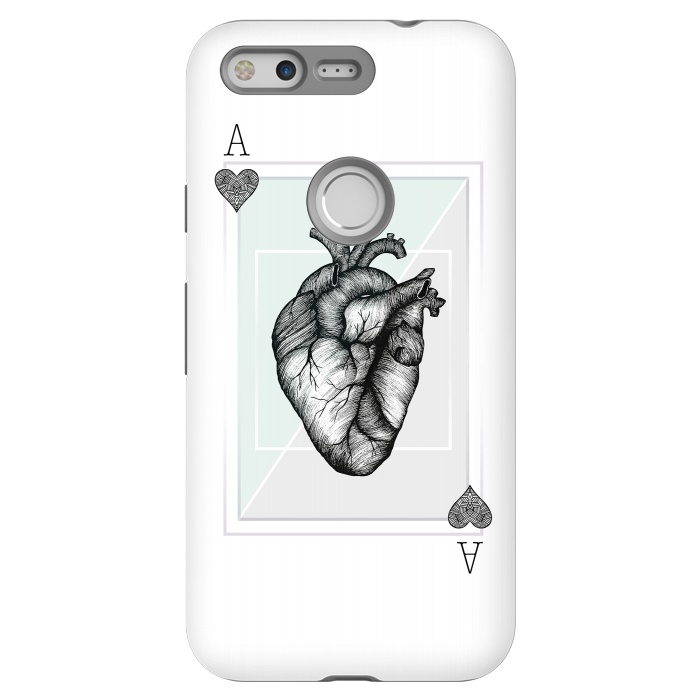 Pixel StrongFit Ace of Hearts by Barlena
