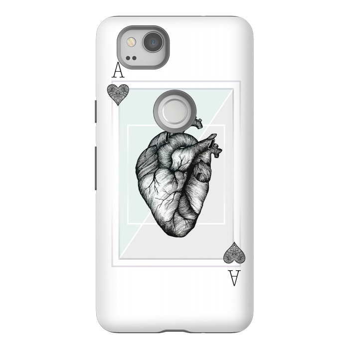 Pixel 2 StrongFit Ace of Hearts by Barlena