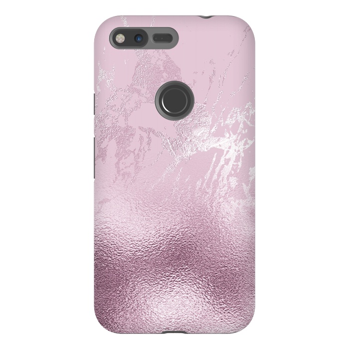 Pixel XL StrongFit Blush Marble and Glitter by  Utart