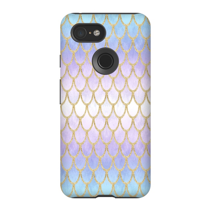 Pixel 3 StrongFit Pretty Mermaid Scales 06 by Angelika Parker