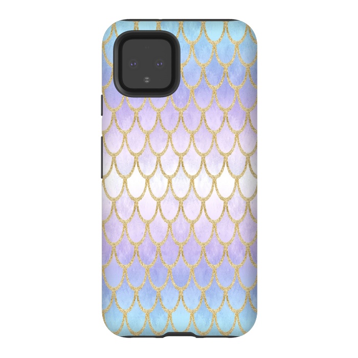 Pixel 4 StrongFit Pretty Mermaid Scales 06 by Angelika Parker