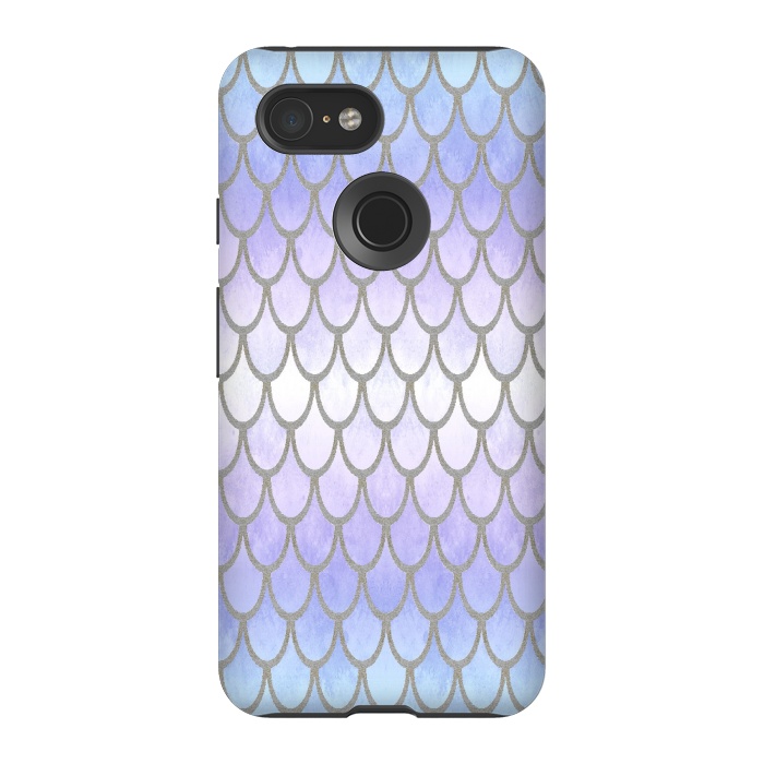 Pixel 3 StrongFit Pretty Mermaid Scales 01 by Angelika Parker