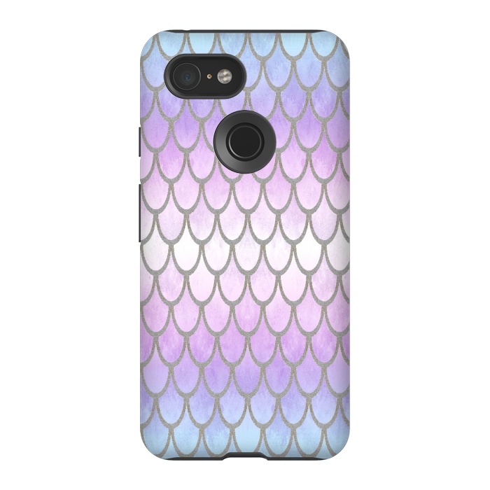 Pixel 3 StrongFit Pretty Mermaid Scales 02 by Angelika Parker